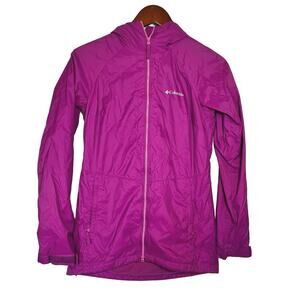 Columbia Women’s Lined Light Windbreaker Jacket Coat Medium Length XS GorpCore